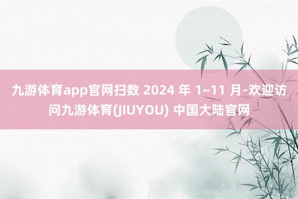 九游体育app官网扫数 2024 年 1~11 月-欢迎访问九游体育(JIUYOU) 中国大陆官网